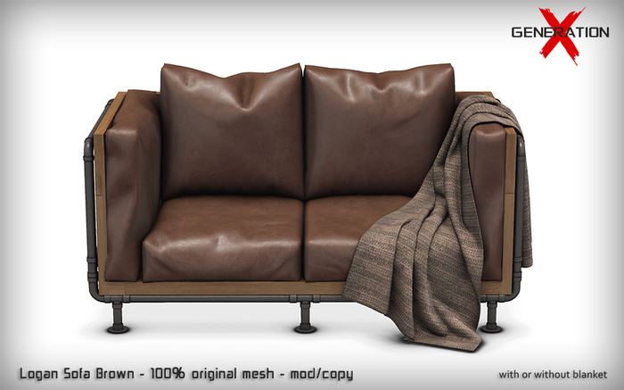 [ Generation X ] Logan Sofa Brown