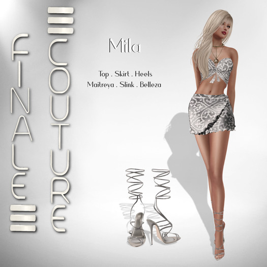 Finale Couture Mila - Grey(Boxed)