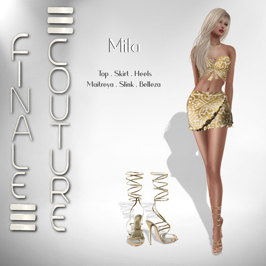 Finale Couture Mila - Golden(Boxed)