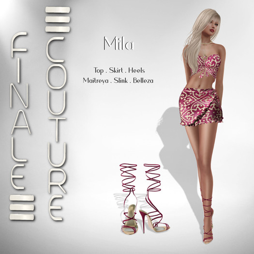 Finale Couture Mila - Berry(Boxed)