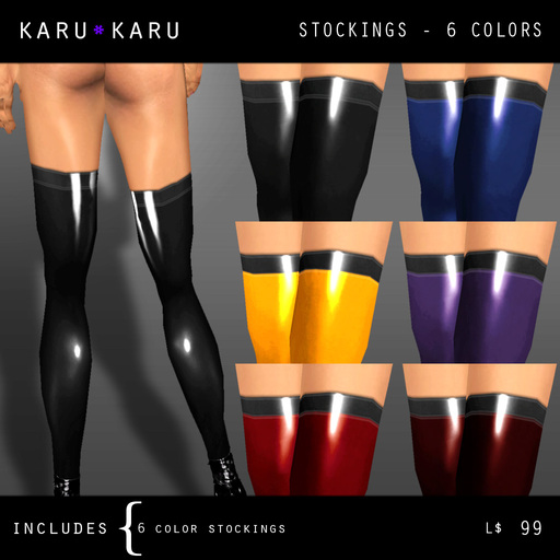 KARU KARU - Latex Stockings