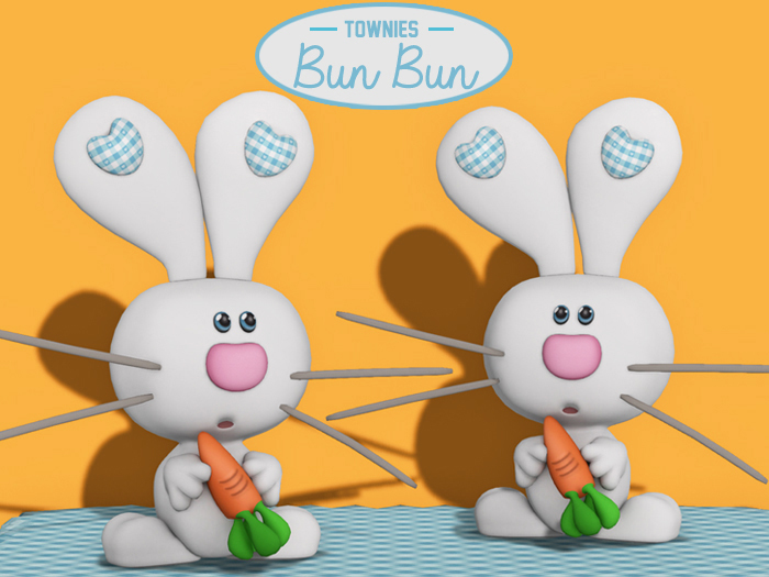 Townies Mesh -Bun Bun Easter Bunny (carrot)
