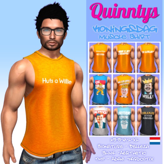 Koningsdag Muscle Shirt