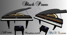 P&A Creations Black Piano
