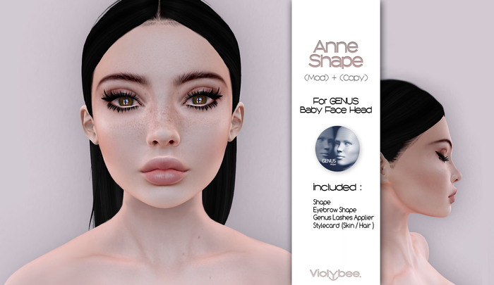 Violybee. Anne Shape (Genus Head Baby Face)