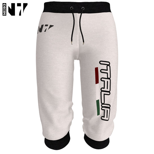 Nero - ITALIA SPORTS - Short - White