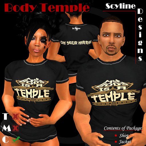 ::Scyline Designs:: Body Temple T-Shirt