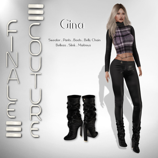 FInale Couture Gina - Plum(Boxed)