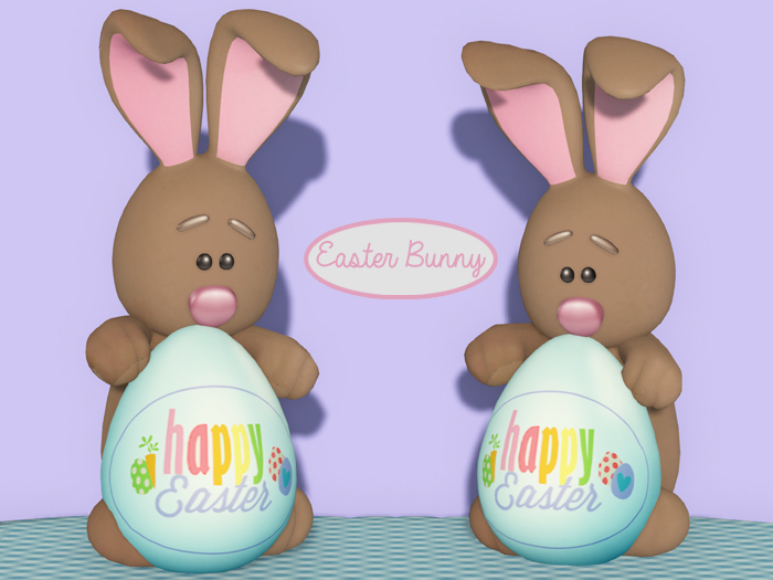 Townies Happy Easter Bunny Egg (b-beige)