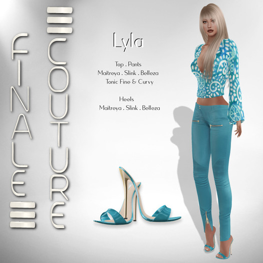 Finale Couture Lyla - Sea Blue(Boxed)