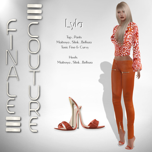 Finale Couture Lyla - Orange(Boxed)