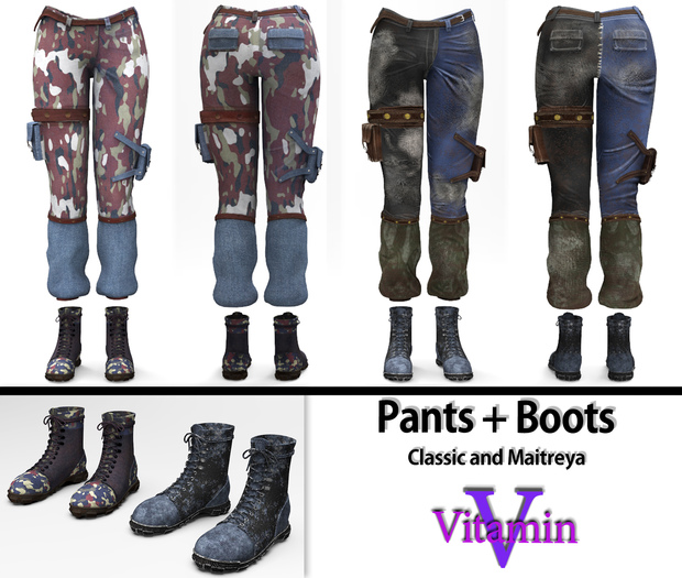 Pants + Boots  - (AB)