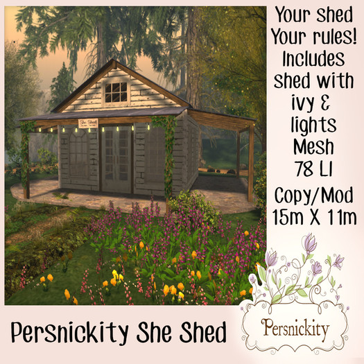 Persnickity She Shed BOXED