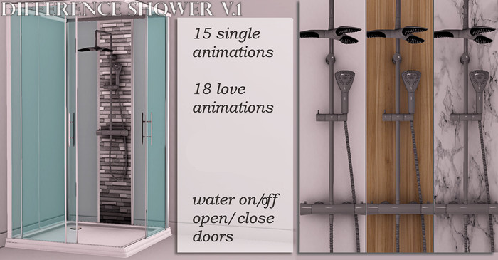 DIFFERENCE Shower V.1 PG version