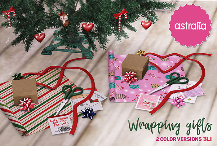 Astralia - Wrapping gifts decor (2 colors)
