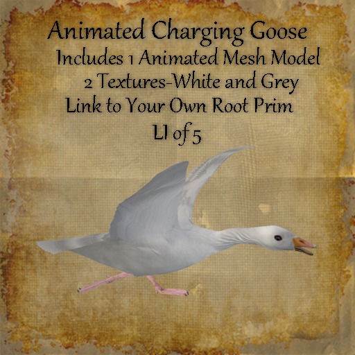 Full Perm Goose Bad Katz Animated Charging Goose, Full Perm Mesh