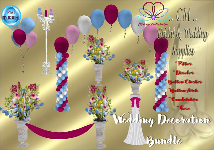 {SE} Wedding Decoration Bundle Multi 