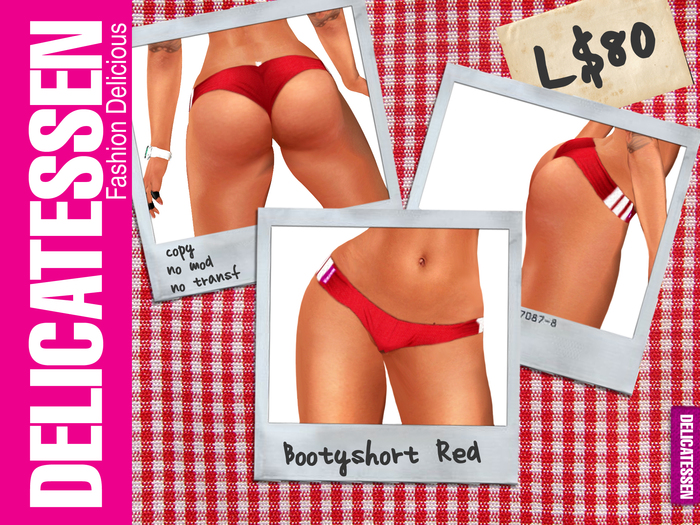 Delicatessen Fashion Delicious - Bootyshort Red