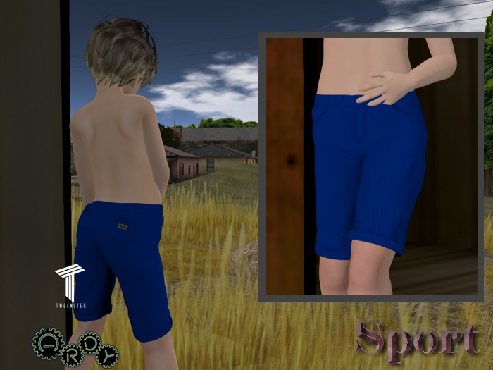Tweenster Sport Shorts Blue