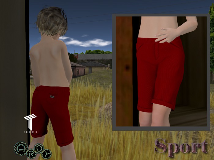 Tweenster Sport Shorts Red