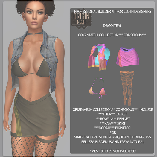 ORIGINMESH BUILDER KIT ***CONSCIOUS*** COLLECTION ::DEMO::
