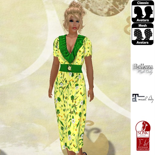 @AdReNaLiZeD@ Shirley Yellow Floral