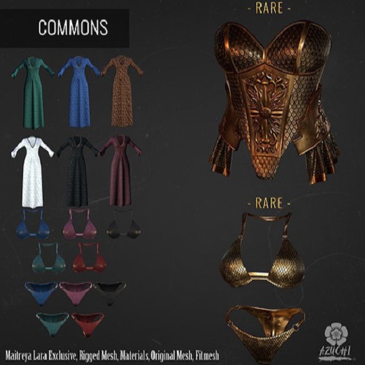 Second Life Marketplace - [Azuchi] Merida Bra *Maitreya* Red