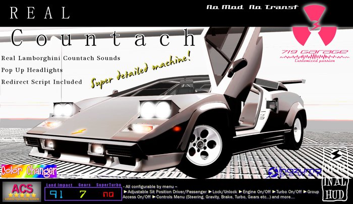 719 Garage - Real Countach