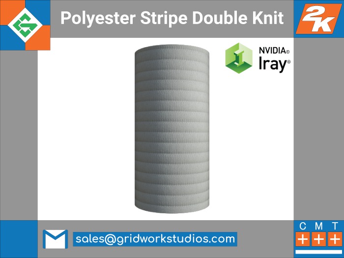 Fabric: Polyester Stripe Double Knit