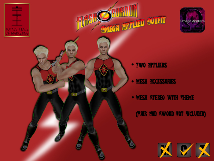Flash Gordon - Omega Applied Outfit
