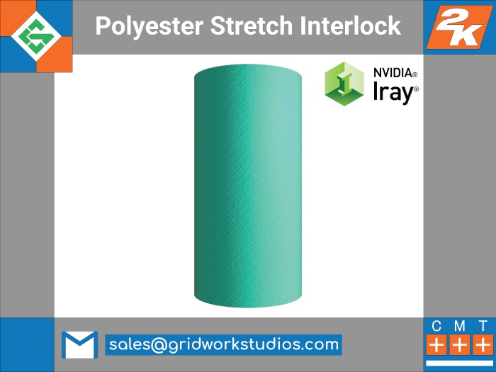 Fabric: Polyester Stretch Interlock Front