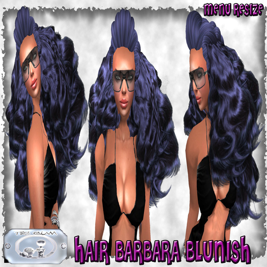 --->T&S GLaMOuR<---Hair Barbara Bluish--> DOLLARBIE - FREE