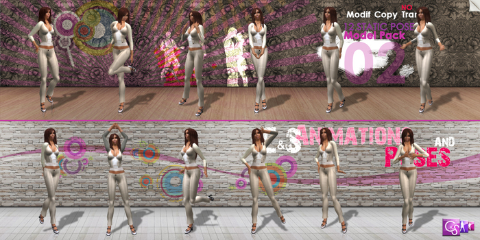 C&S Poses -  Model Pack 2 