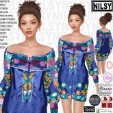 COTTON EMBRODERY DRESS,ALL BODIES