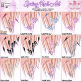 .tsg. Spring Nail Art - Butterfly Blue