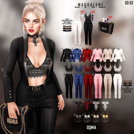 OSMIA - Magdalene.Gacha.Jumpsuit - D\C - Maitreya - RARE