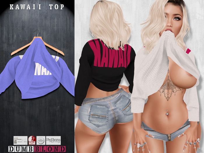 [DB] KAWAII TOP BLUE