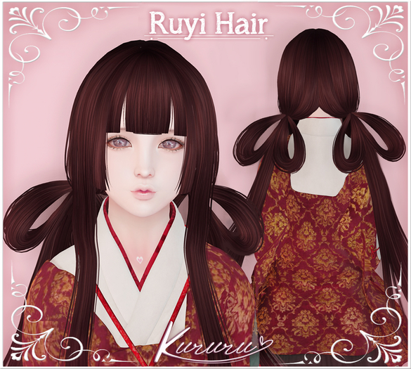 [KRR] Ruyi Hair (FATPACK)