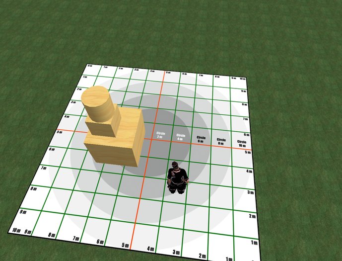 10m Building Platform Measurement BuildingGrid