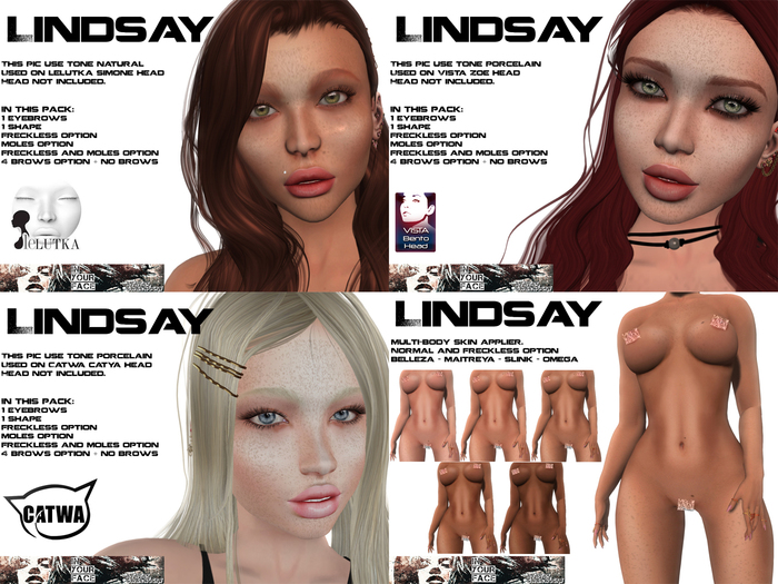 .:IYF:. Lindsay Skin Warm Ivory for Omega - In Your Face