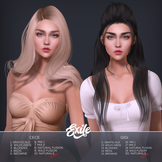 Exile:: Gigi:: 20. Naturals RARE