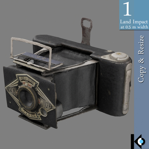 3D / Antique Camera / 1 land impact