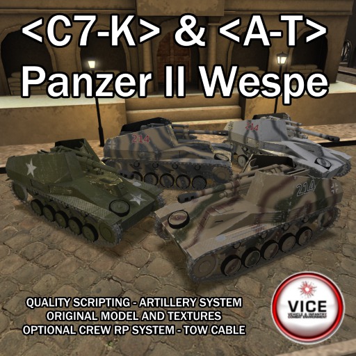 <C7-K> & <A-T> Panzer II Wespe *Boxed*
