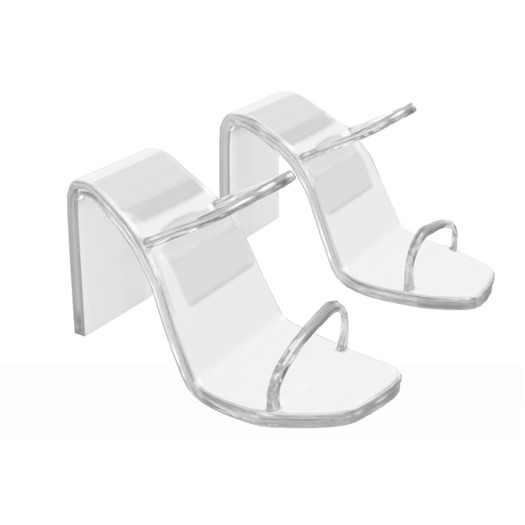 Iana Transparent Mules — Dove