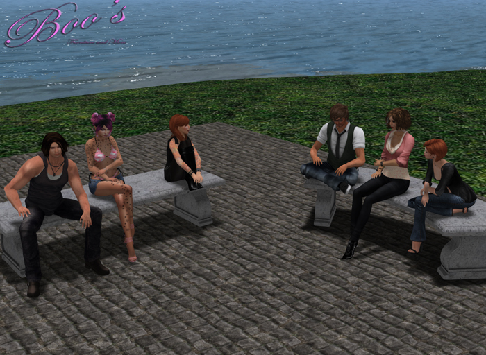 Boo's 3.0 - Stone Bench