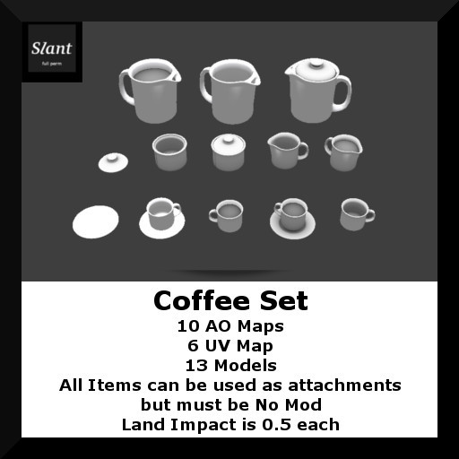 Full Perm Coffee Set