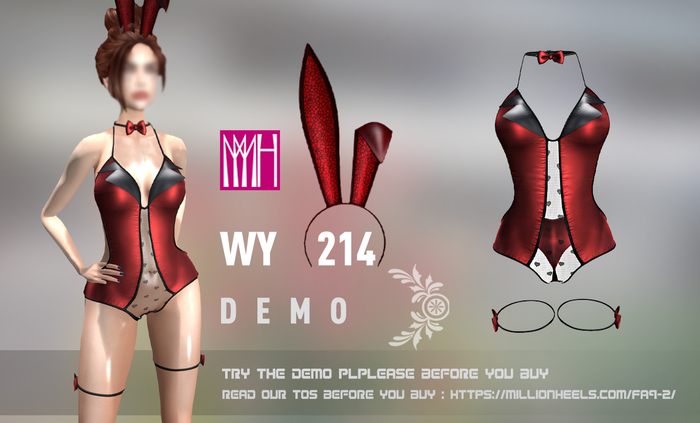 [WY]Full Perm 214 demo Rabbit Girl Clothing 