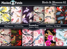 #18 Masked Panda - Birds & Blossom 02