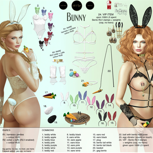 7. S&P Bunny teddy Lara red (rez to unpack)