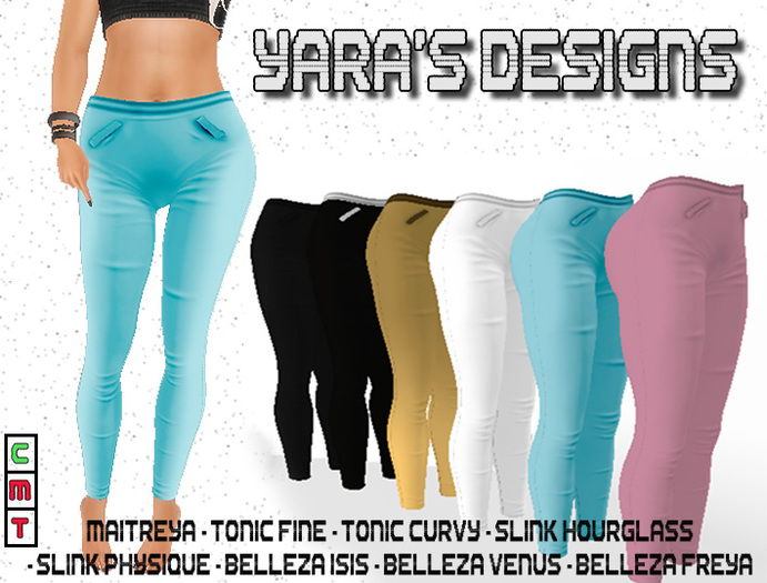 [YARA'S DESIGNS] ROSALINE LEGGINGS SOLIDO*BOX*